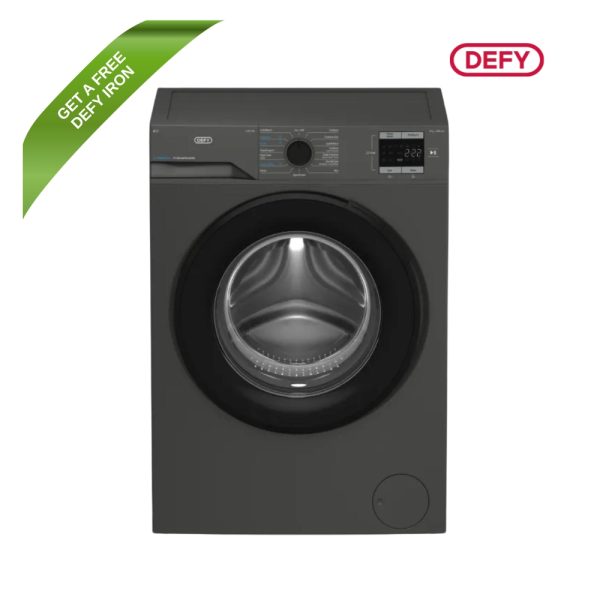 Defyold Front Loader Defy 9kg Front Loader Washing Machine Manhattan Grey - DAW389 - Nu Home
