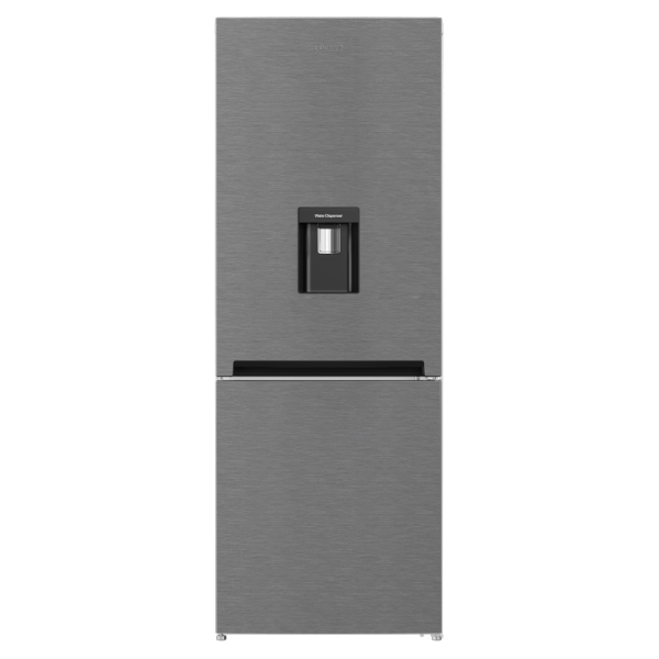 Defy 323L Fridge Freezer with Water Dispenser Satin Metallic - DAC627