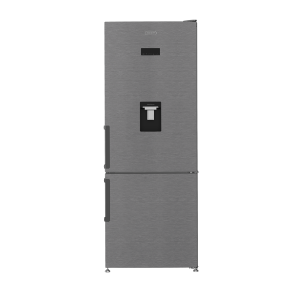 Defy 70cm Fridge/ Freezer Frost Free Naturelight Satin Metallic - DAC705