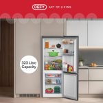 Defy 323L Fridge Freezer with Water Dispenser Satin Metallic - DAC627 - Image 6