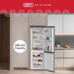 Defy 348L Eco Fridge Freezer Satin Metallic - DAC645 - Image 6