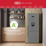 Defy 70cm Fridge/ Freezer Frost Free Naturelight Satin Metallic - DAC705 - Image 7