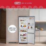 Defy 70cm Fridge/ Freezer Frost Free Naturelight Satin Metallic - DAC705 - Image 8