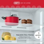 Defy 70cm Fridge/ Freezer Frost Free Naturelight Satin Metallic - DAC705 - Image 9