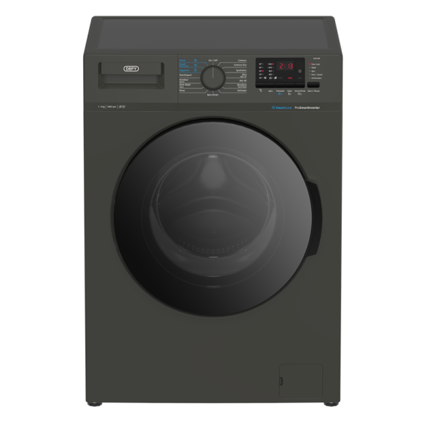 Defy 9kg Front Loader Washing Machine Manhattan Grey - DAW389