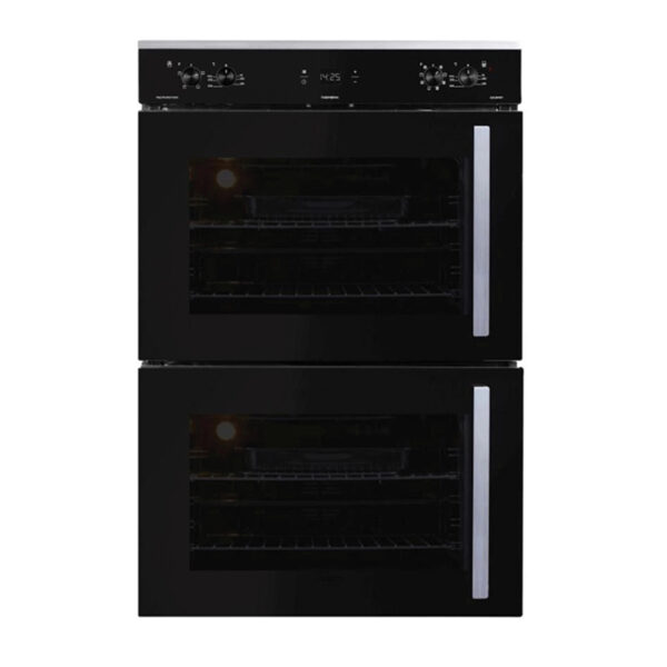 Defy 70cm Gemini Thermofan Double Oven Black - DBO767