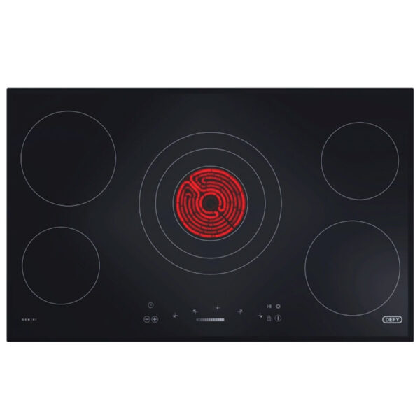 Defy 82cm Gemini Touch Control Hob Black - DHD514
