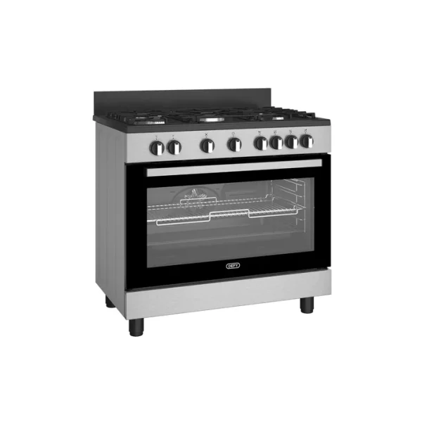 Defy 90cm Multifunction Gas/Electric Stove Stainless Steel & Black - DGS90GEBI