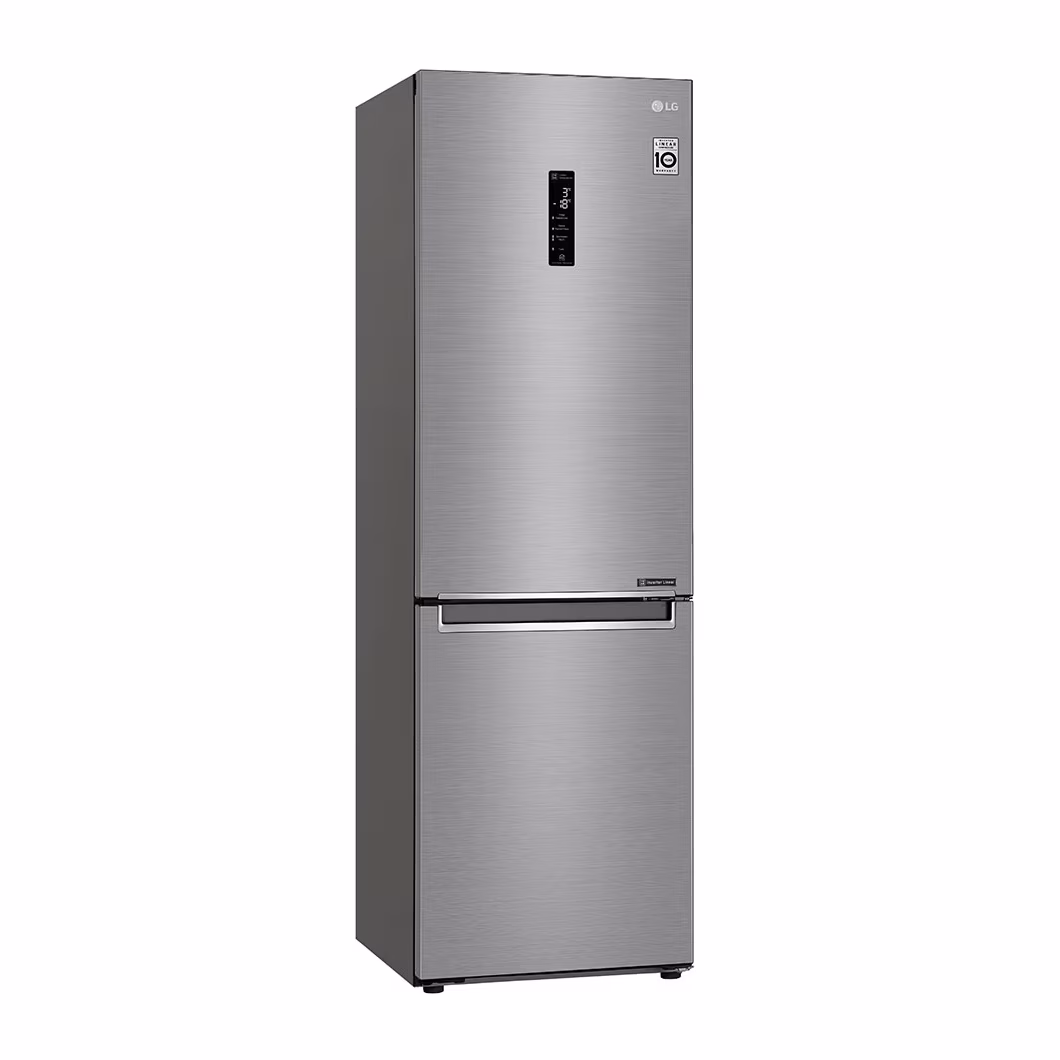 GCB LG 341L Fridge Freezer Stainless Steel - GCB459NLXM - Image 1