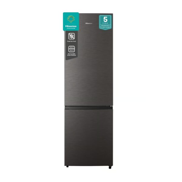 Hisense 264L Fridge Freezer Silver - H370BIT