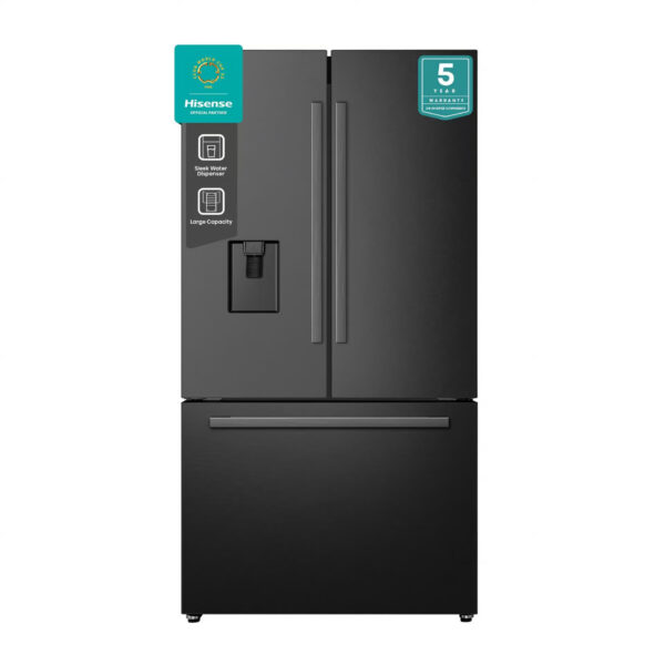 Hisense 575L French Door Fridge with Water Dispenser - H760FSBWD
