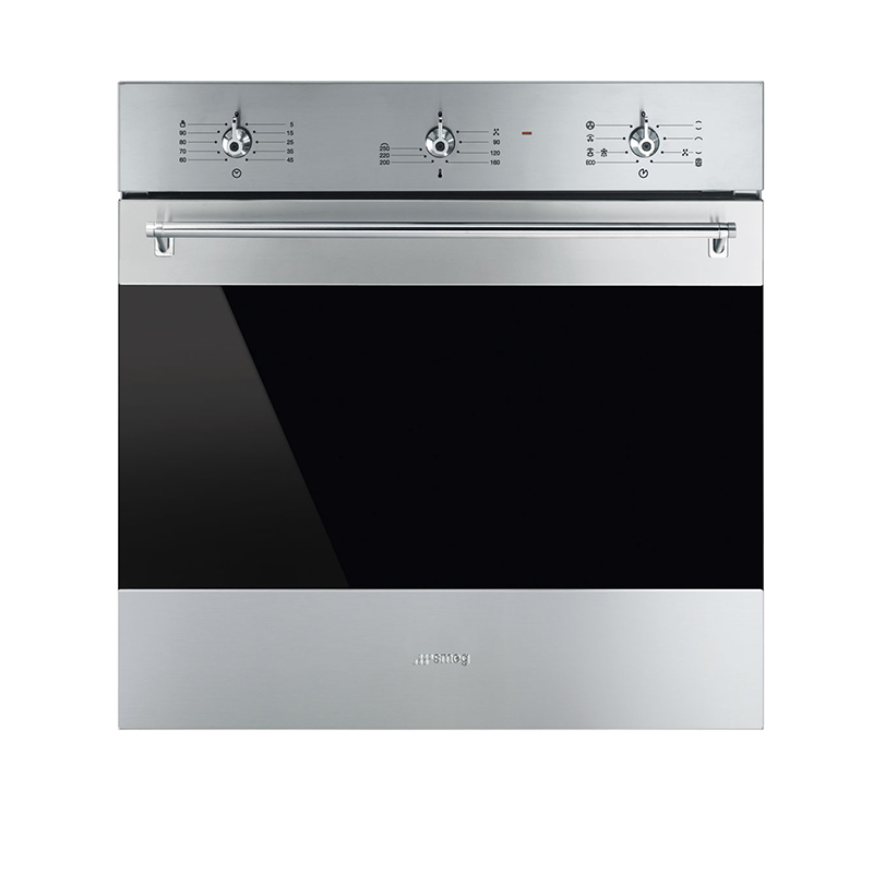 SF6385XSA Smeg 60cm Classic Oven Stainless Steel - SF6385XSA - Image 1