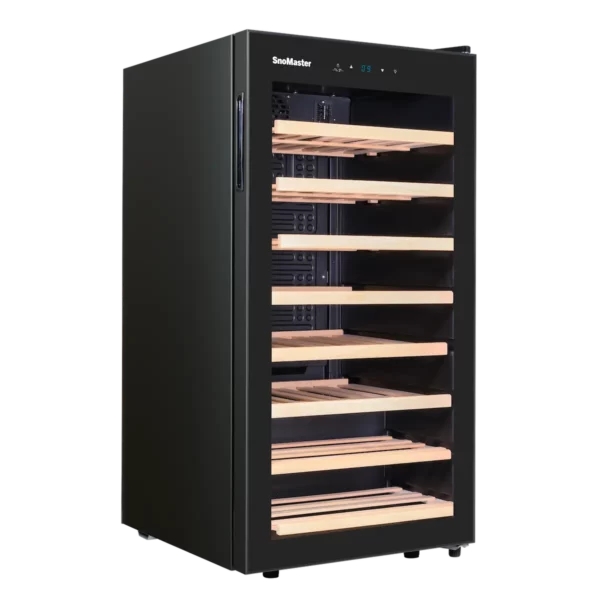 Snomaster 28 Bottle Wine Cooler - Black SMBC100W