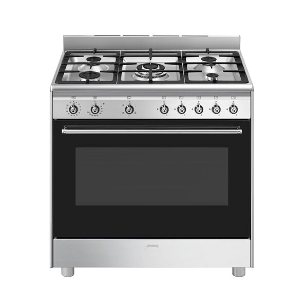 Smeg 90cm Full Gas Cooker Stainless Steel - SSA91GGX2