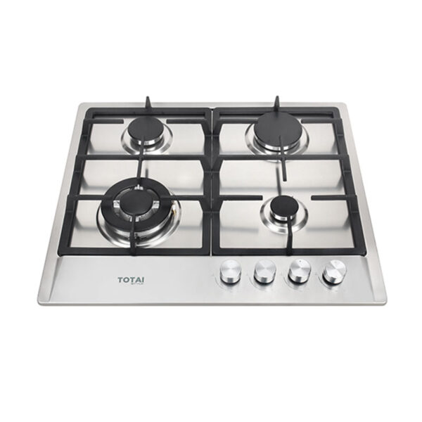 Totai 60cm 4 Burner Gas Hob - Stainless Steel 03/TS4BNRSS