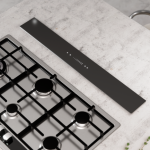 Falco 90cm Downdraft Cookerhood Black Glass - FAL90DDGBG - Image 3