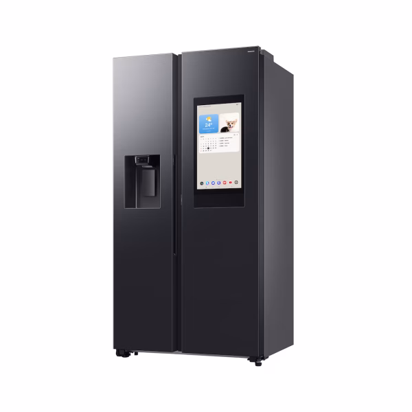 Samsung Bespoke AI Side by Side Refrigerator Family Hub 21.5" Screen 594L - RS90F64A2FFA