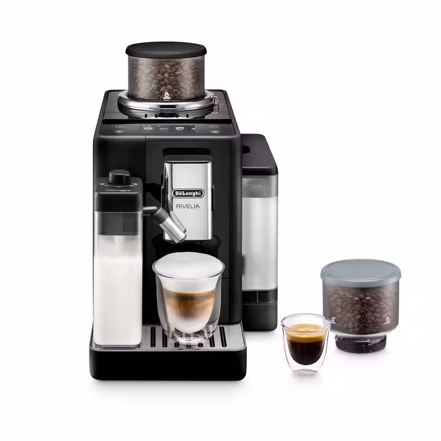 269456 Delonghi Rivelia Automatic Coffee Machine - Black EXAM44055B - Image 1