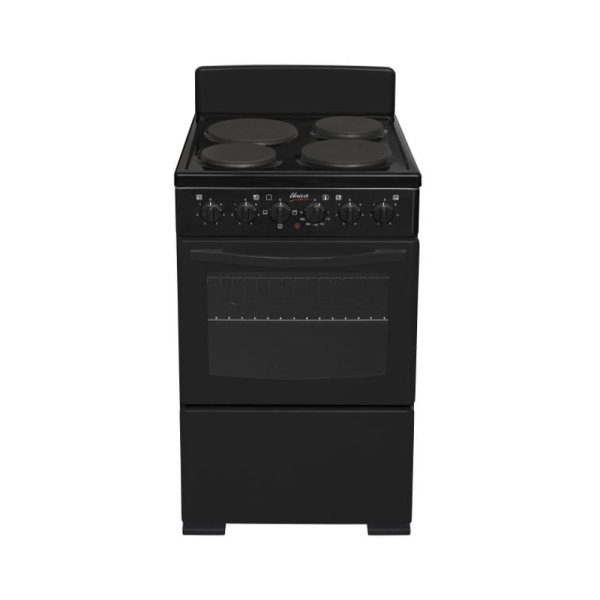 Univa 4 Plate Compact Electric Stove Black - U405B1