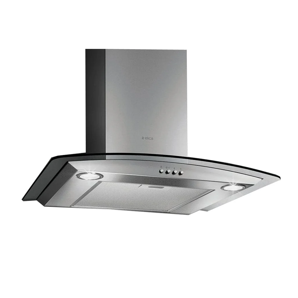 elba-appliances-elica-60cm-ss-curved-glass-extractor-10-circus60-31662101758041 Elica 60Cm Curved Glass Extractor Stainless Steel - 10/CIRCUS60 - Image 1