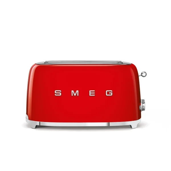 SMEG 4 SLICE TOASTER RED - TSF02RD