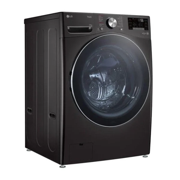 LG 21kg Front Loader Washer with AI DD™ & Steam in Black Finish - F0P2CYV2E