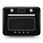 Smeg 10-in-1 Retro Counter Top Steam Oven With Airfry Black - CF01BL