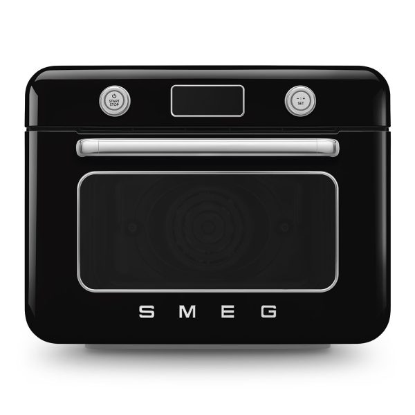 Smeg 10-in-1 Retro Counter Top Steam Oven With Airfry Black - CF01BL