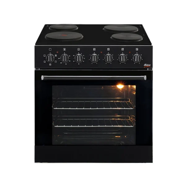 Univa 60cm Oven Hob Set Black - U336B1