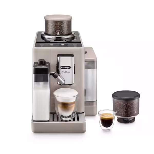 Delonghi Rivelia Automatic Coffee Machine - Beige EXAM44055BG