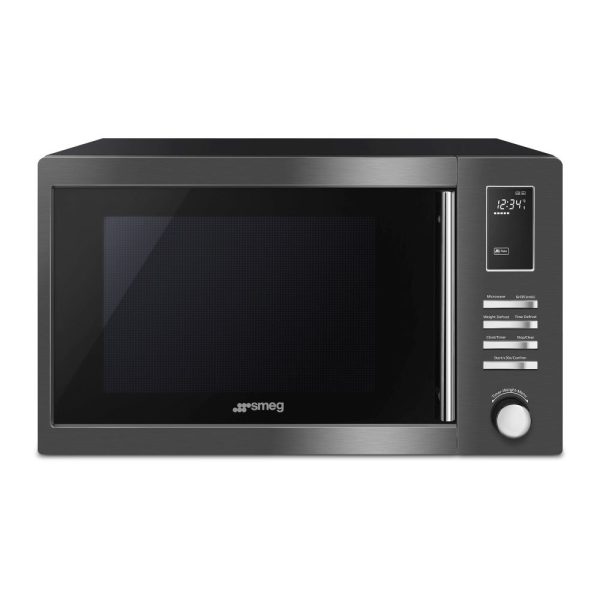 Smeg 25L Microwave + Grill Dark Inox – MOE25B