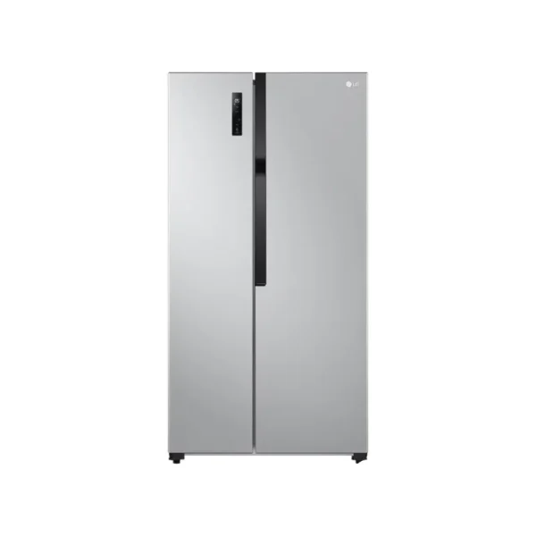 LG 519L Side by Side Fridge Freezer Silver - GCFB507PQAM