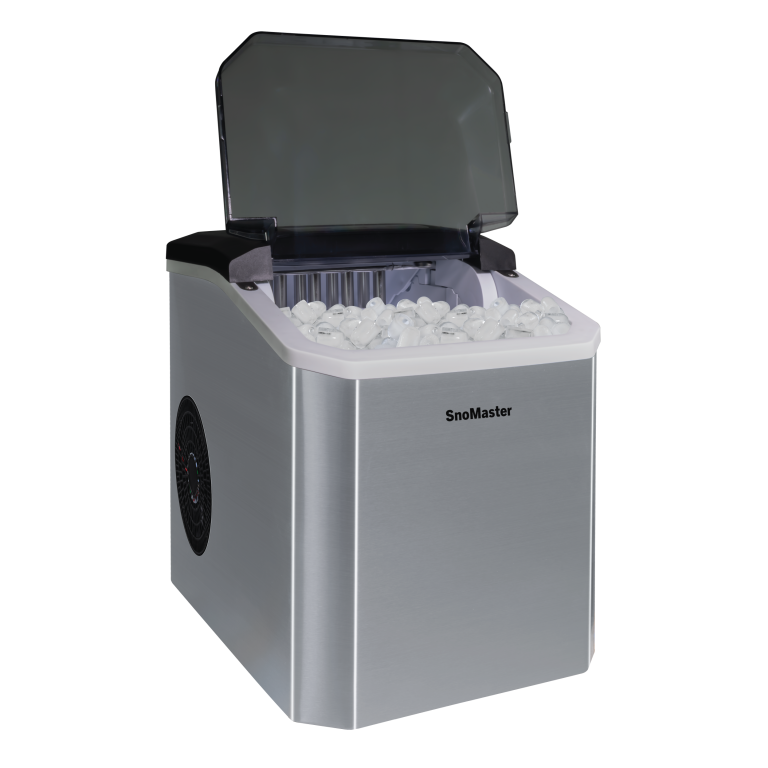 SMIC-12SS-Retailer-Update-2026-02-768x768 Snomaster 12 kg Counter-Top Ice Maker - SMIC-12SS - Image 1