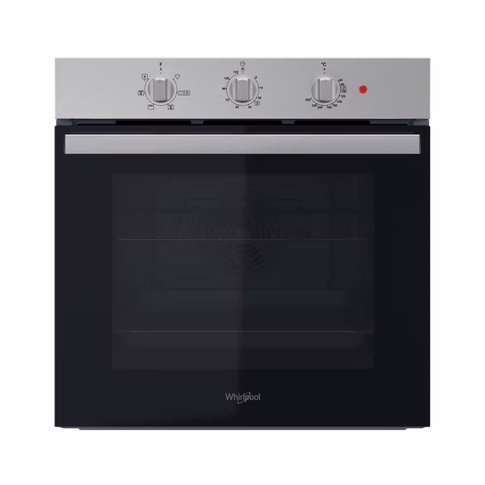 omr35hr0x-ovens Whirlpool 60cm Built-in Stainless Steel Oven - OMR35HR0X - Image 1